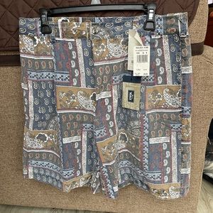 Woolrich 34 R Bohemian Paisley Shorts - new with tags